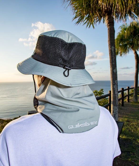 QUIKSILVER メンズ WR UV WATER FACE MASK HAT サーフハット 撥水加工 【2026年春夏モデル】