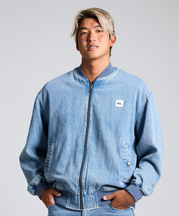 QUIKSILVER メンズ DENIM WASH MA JACKET デニムジャケット ルーズ