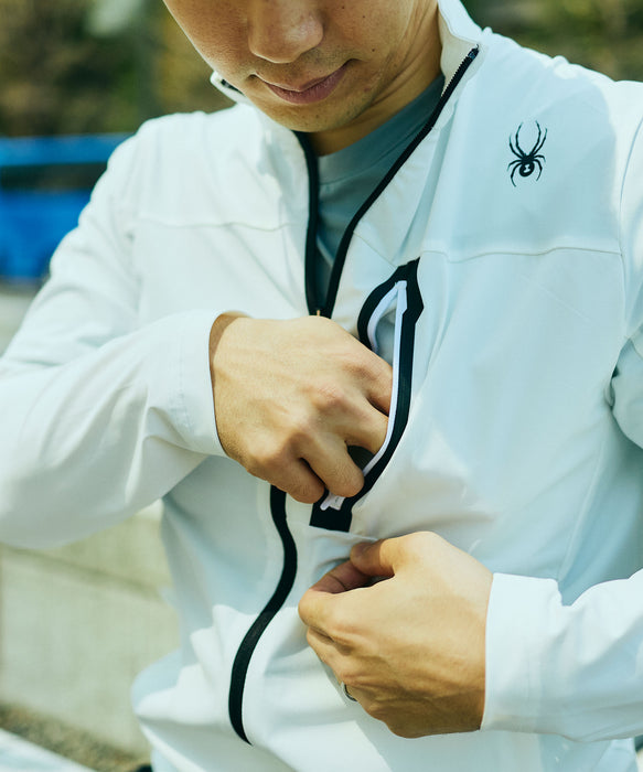 SPYDER メンズ KNIT ZIP-UP TRAINING TOP スウェットジャケット 【2026年春夏モデル】