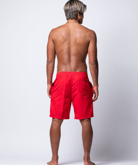 QUIKSILVER メンズ EVERYDAY SOLID VOLLEY 19 ジャムボードショーツ 19インチ インナーショーツ付き (ウエストゴムタイプ) ノンストレッチ・撥水加工 【2026年春夏モデル】