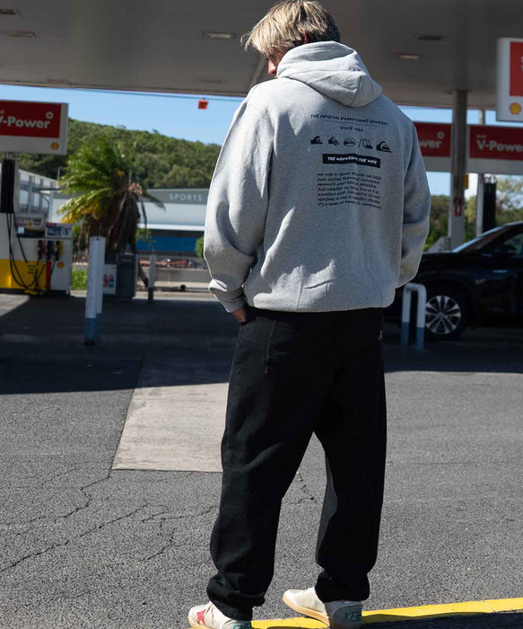 【OUTLET】QUIKSILVER メンズ HISTORY SWEAT PK パーカー 軽量ソフトフリース 特殊裏起毛