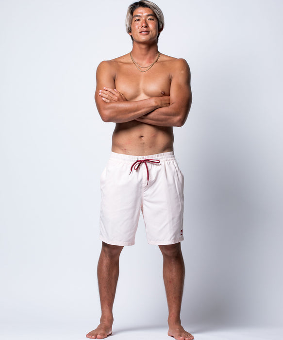 QUIKSILVER メンズ EVERYDAY SOLID VOLLEY 19 ジャムボードショーツ 19インチ インナーショーツ付き (ウエストゴムタイプ) ノンストレッチ・撥水加工 【2026年春夏モデル】