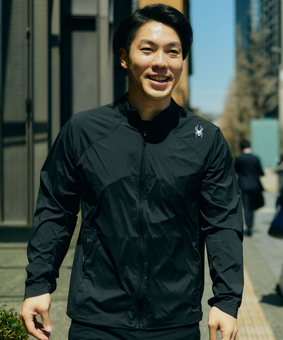 SPYDER メンズ JACKET ランニングジャケット ウィンドブレーカー【2026