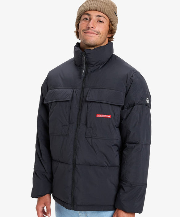 Quiksilver メンズ STAY PUFF JACKET 中綿ジャケット ジップハンド