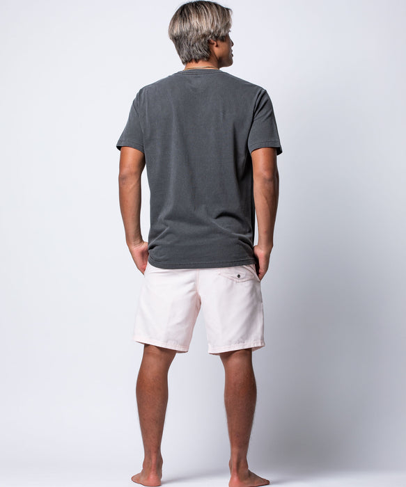 QUIKSILVER メンズ EVERYDAY SOLID VOLLEY 19 ジャムボードショーツ 19インチ インナーショーツ付き (ウエストゴムタイプ) ノンストレッチ・撥水加工 【2026年春夏モデル】