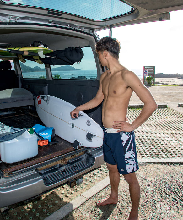 QUIKSILVER メンズ SURFSILK ARCH 18 ボードショーツ フィットタイ 18インチ インナーショーツなしタイプ 4WAYストレッチ・撥水加工