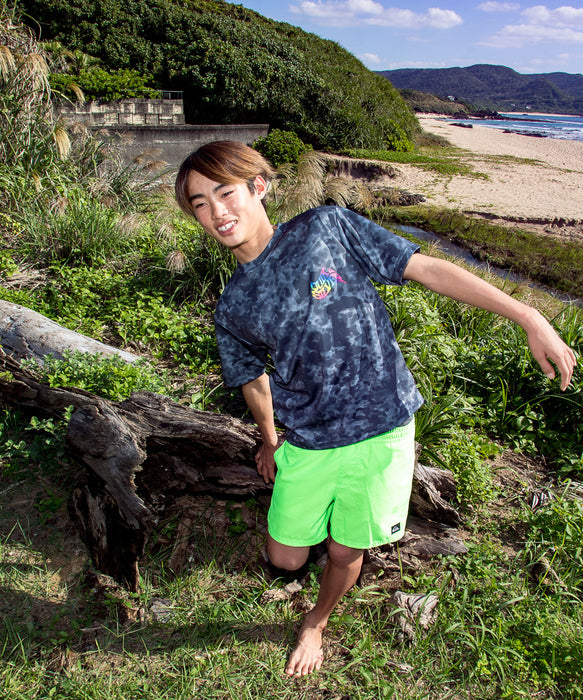 QUIKSILVER ユース EVERYDAY VOLLEY YTH 14 ジャムボードショーツ 14インチ インナーショーツ付き (ウエストゴムタイプ) ノンストレッチ・撥水加工 【2026年春夏モデル】