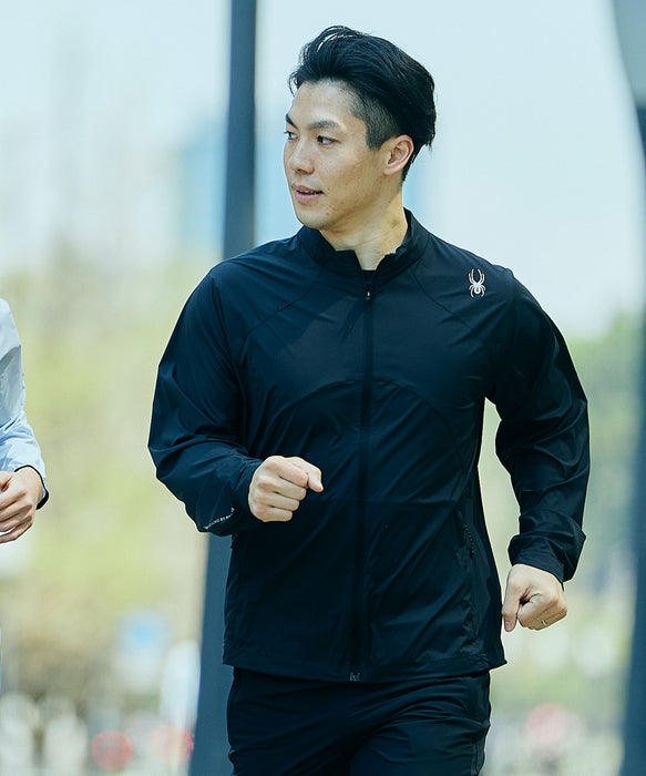 SPYDER メンズ JACKET ランニングジャケット ウィンドブレーカー【2026