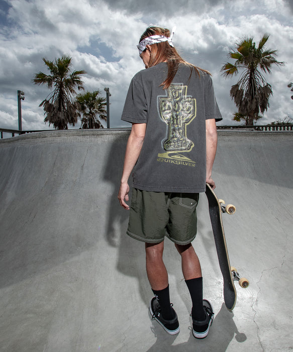 <QUIKSILVER X DOGTOWN> メンズ DTQS PG RXCX ST 半袖コットンTシャツ レギュラーフィット【2026年夏モデル】