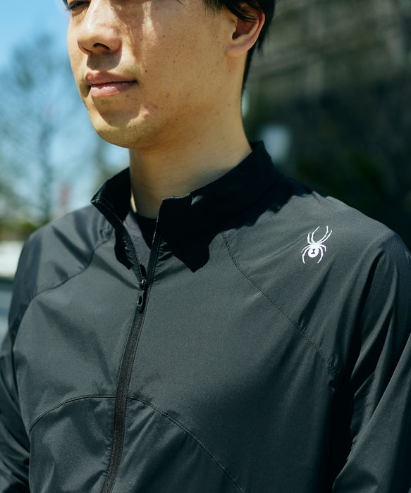 SPYDER メンズ JACKET ランニングジャケット ウィンドブレーカー【2026