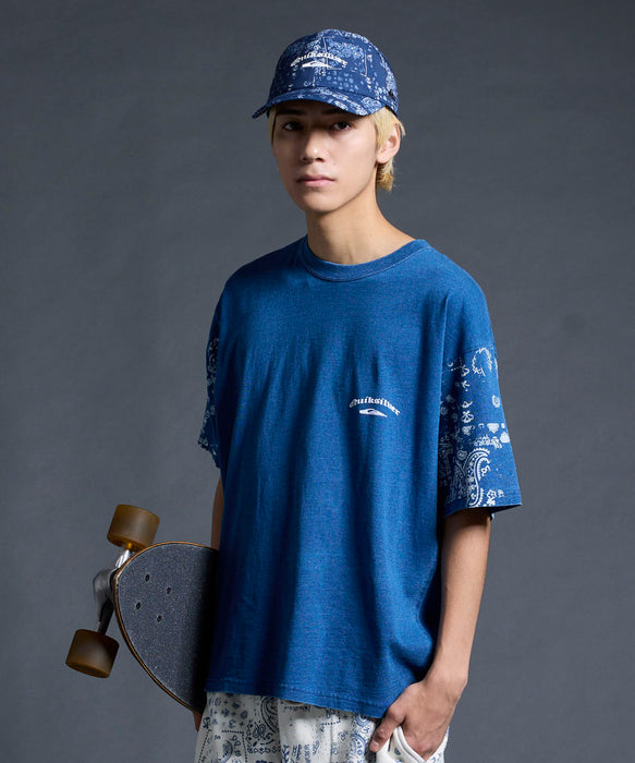 QUIKSILVER メンズ/ユニセックス MERCURY PAISLEY SLEEVE ST 半袖Tシャツ ペイズリー柄 ルーズフィット<MERCURY COLLECTION>【2026年夏モデル】
