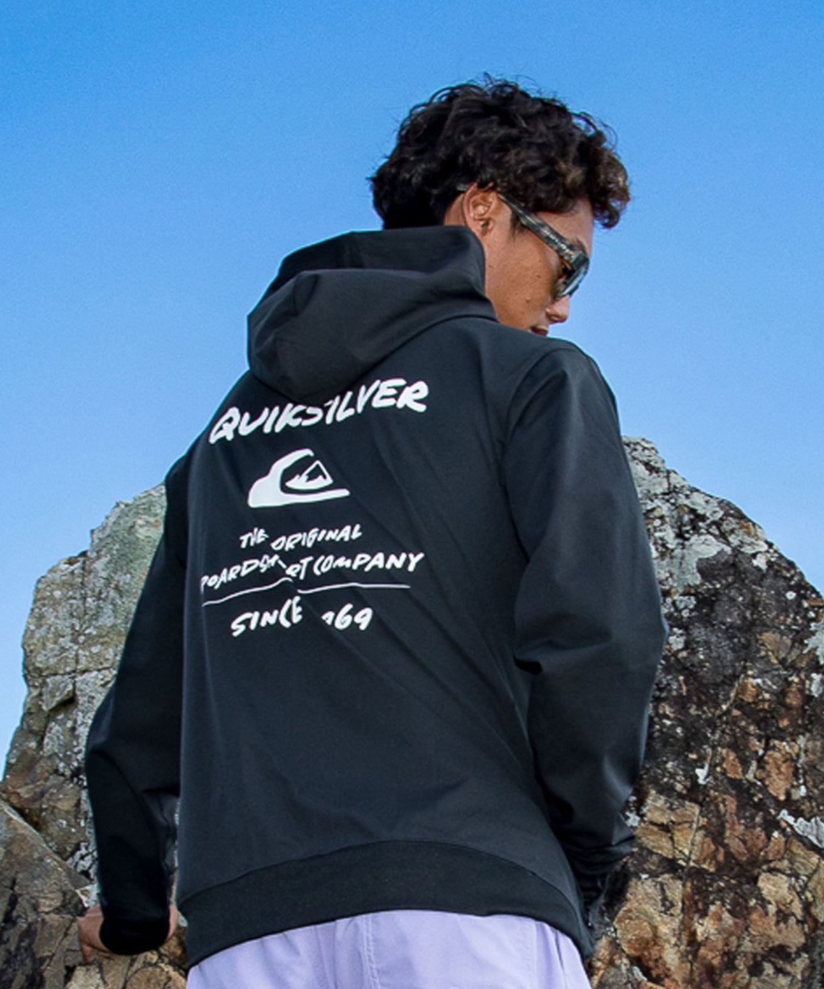 QUIKSILVER メンズ HAND DRAWN HOODIE 長袖ラッシュガード 速乾 【2026