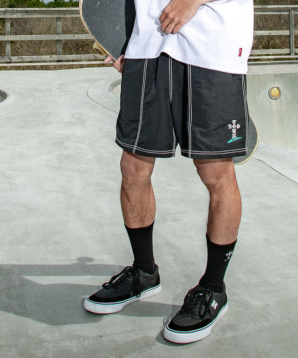 メンズ DTQS NYLON SHORTS バギーショートパンツ 17インチ【2026年夏