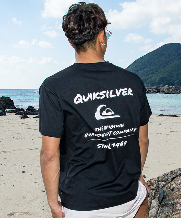 QUIKSILVER メンズ HAND DRAWN SS 半袖Tシャツ 速乾 UPF50+ レギュラー