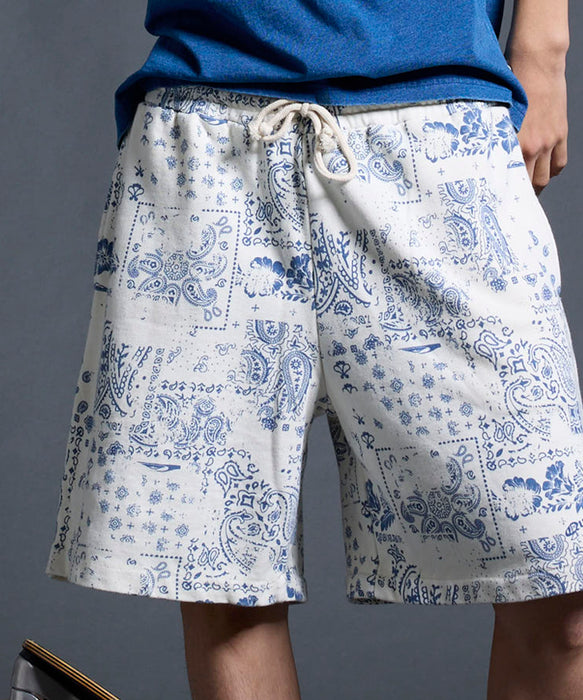 QUIKSILVER メンズ/ユニセックス MERCURY PAISLEY BAGGY SWEAT SHORTS ショートパンツ ペイズリー柄 フリース生地<MERCURY COLLECTION>【2026年夏モデル】