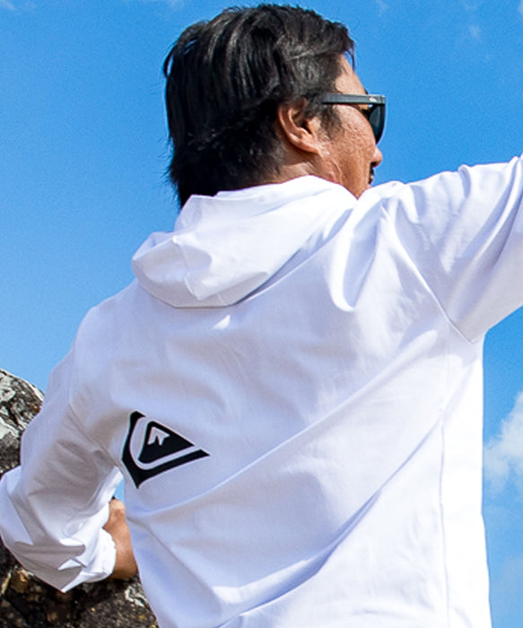 QUIKSILVER メンズ OMNI MW ZIP HOODIE 長袖ラッシュガード ハイネック