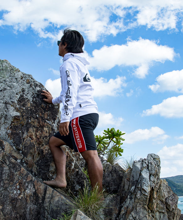 QUIKSILVER メンズ EVERYDAY CLICKER VOLLEY 17 ジャムボードショーツ 17インチ インナーショーツ付き (ウエストゴムタイプ) ノンストレッチ・撥水加工 【2026年春夏モデル】