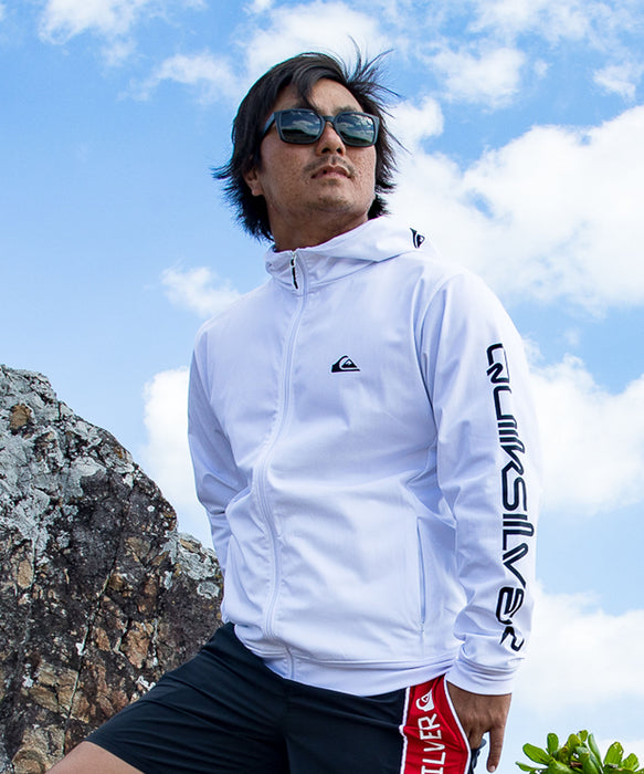 QUIKSILVER メンズ OMNI MW ZIP HOODIE 長袖ラッシュガード ハイネック