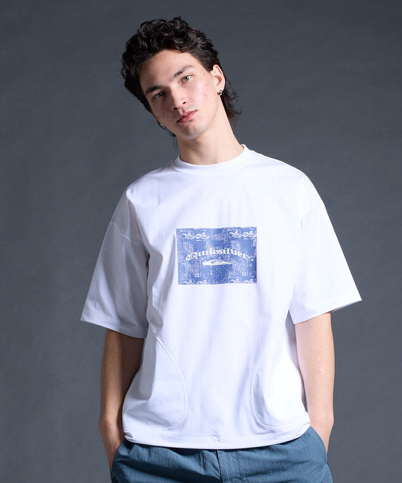 QUIKSILVER メンズ/ユニセックス MERCURY PAISLEY BOX SS 半袖Tシャツ 接触冷感 速乾 UPF50+ 4WAYストレッチ<MERCURY COLLECTION>【2026年夏モデル】