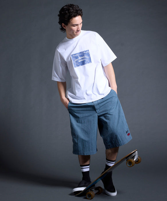 QUIKSILVER メンズ/ユニセックス MERCURY PAISLEY BOX SS 半袖Tシャツ 接触冷感 速乾 UPF50+ 4WAYストレッチ<MERCURY COLLECTION>【2026年夏モデル】