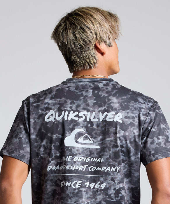 QUIKSILVER メンズ HAND DRAWN SS 半袖Tシャツ 速乾 UPF50+ レギュラー