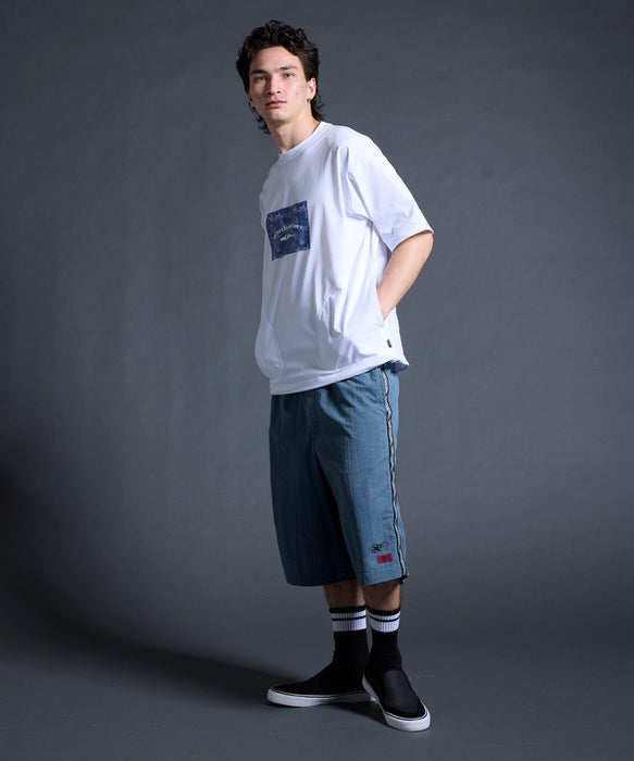 QUIKSILVER メンズ/ユニセックス MERCURY PAISLEY BOX SS 半袖Tシャツ 接触冷感 速乾 UPF50+ 4WAYストレッチ<MERCURY COLLECTION>【2026年夏モデル】
