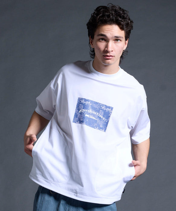QUIKSILVER メンズ/ユニセックス MERCURY PAISLEY BOX SS 半袖Tシャツ