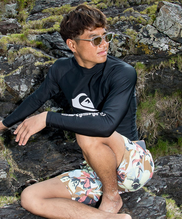 QUIKSILVER メンズ/ユニセックス ALL TIME LR 長袖ラッシュガード 速乾 【2026年春夏モデル】