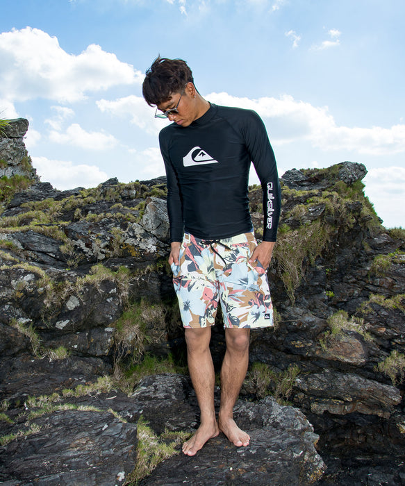 QUIKSILVER メンズ/ユニセックス ALL TIME LR 長袖ラッシュガード 速乾 【2026年春夏モデル】