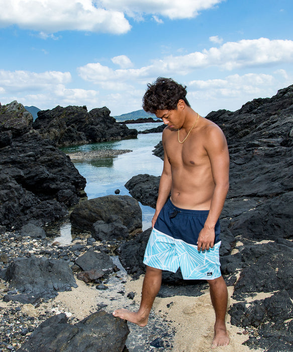 QUIKSILVER メンズ EVERYDAY POOLSIDER 19 ジャムボードショーツ 19インチ インナーショーツ付き (ウエストゴムタイプ) ノンストレッチ・撥水加工 【2026年春夏モデル】