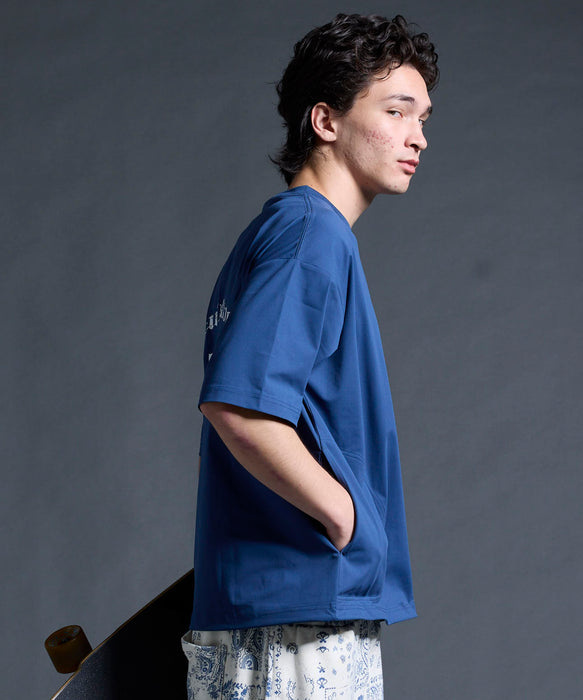 QUIKSILVER メンズ/ユニセックス MERCURY PAISLEY BOX SS 半袖Tシャツ