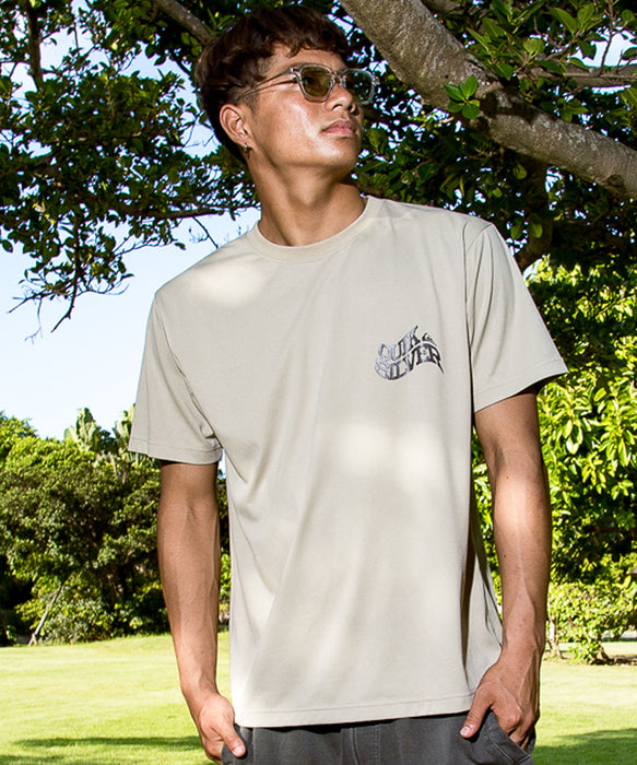 QUIKSILVER メンズ SD BEND LOGO ST 半袖Tシャツ 超速乾 レギュラーフィット【2026年春夏モデル】