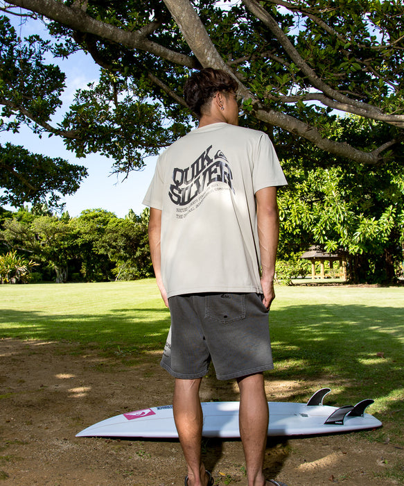 QUIKSILVER メンズ SD BEND LOGO ST 半袖Tシャツ 超速乾 レギュラー
