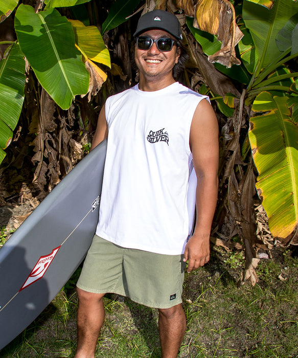 QUIKSILVER メンズ BEND LOGO SL サーフタンクトップ 速乾 【2026年春夏モデル】