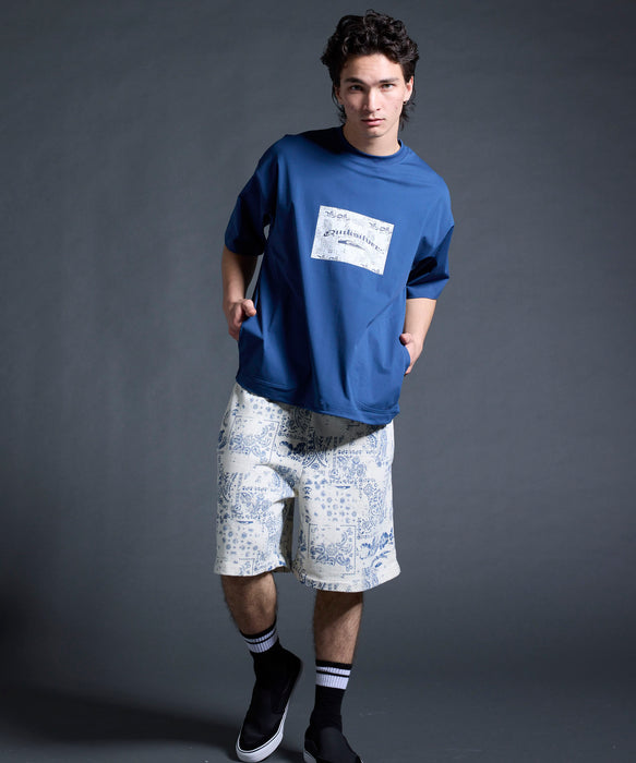 QUIKSILVER メンズ/ユニセックス MERCURY PAISLEY BOX SS 半袖Tシャツ 接触冷感 速乾 UPF50+ 4WAYストレッチ<MERCURY COLLECTION>【2026年夏モデル】