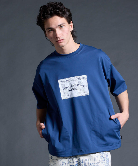 QUIKSILVER メンズ/ユニセックス MERCURY PAISLEY BOX SS 半袖Tシャツ 接触冷感 速乾 UPF50+ 4WAYストレッチ<MERCURY COLLECTION>【2026年夏モデル】