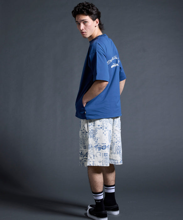 QUIKSILVER メンズ/ユニセックス MERCURY PAISLEY BOX SS 半袖Tシャツ 接触冷感 速乾 UPF50+ 4WAYストレッチ<MERCURY COLLECTION>【2026年夏モデル】