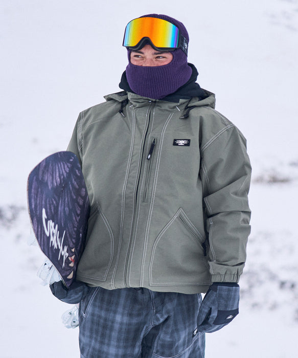 QUIKSILVER メンズ LIVE WIRE JK スノージャケット 10,000mm/5,000g