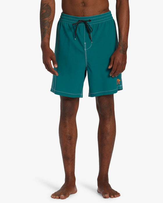 【OUTLET】BILLABONG メンズ 【LAYBACK】 RIOT LAYBACK ボードショーツ/サーフトランクス EGR 【2024年春夏モデル】