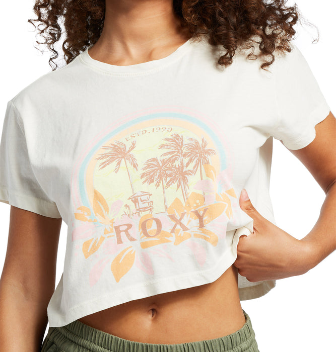 【BUY 2 20%OFF】【OUTLET】Roxy HALEIWA MOMENT CBT Tシャツ