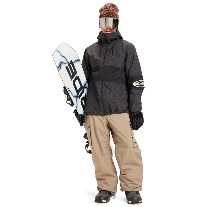 【OUTLET】QUIKSILVER メンズ SNOW DOWN CARGO PT スノーパンツ 20,000mm防水 20K リラックスフィット
