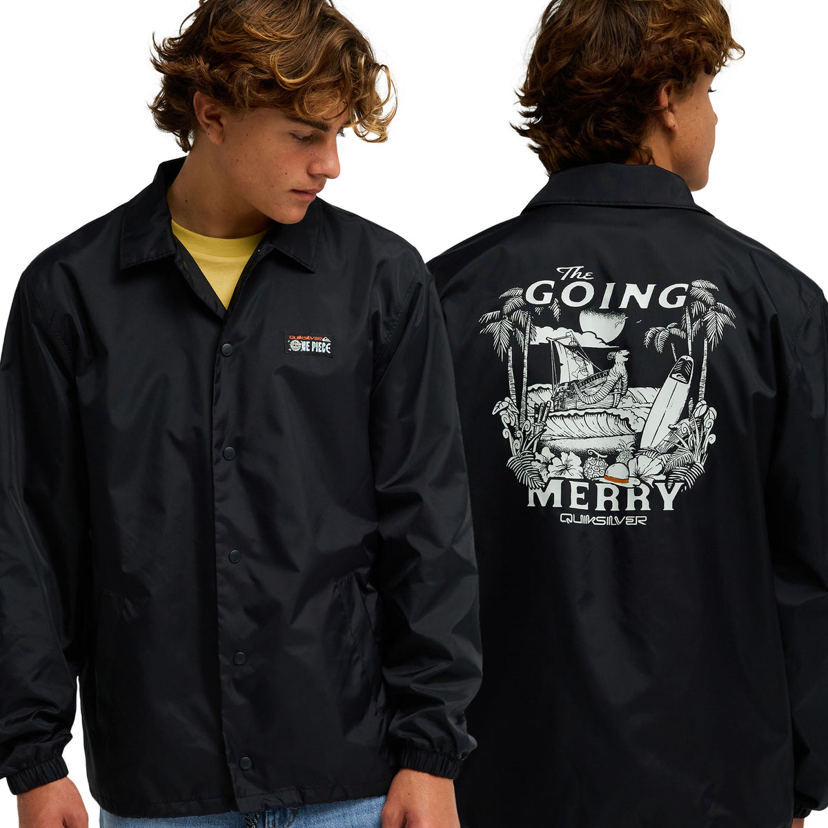 ONE PIECE X QUIKSILVER】 OPQS COACH JACKET メンズ コーチジャケット