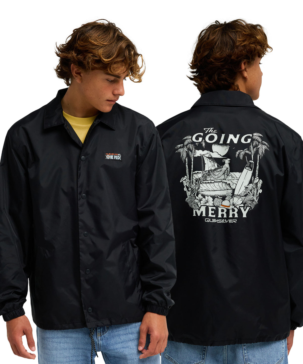 ONE PIECE X QUIKSILVER】 OPQS COACH JACKET メンズ コーチジャケット