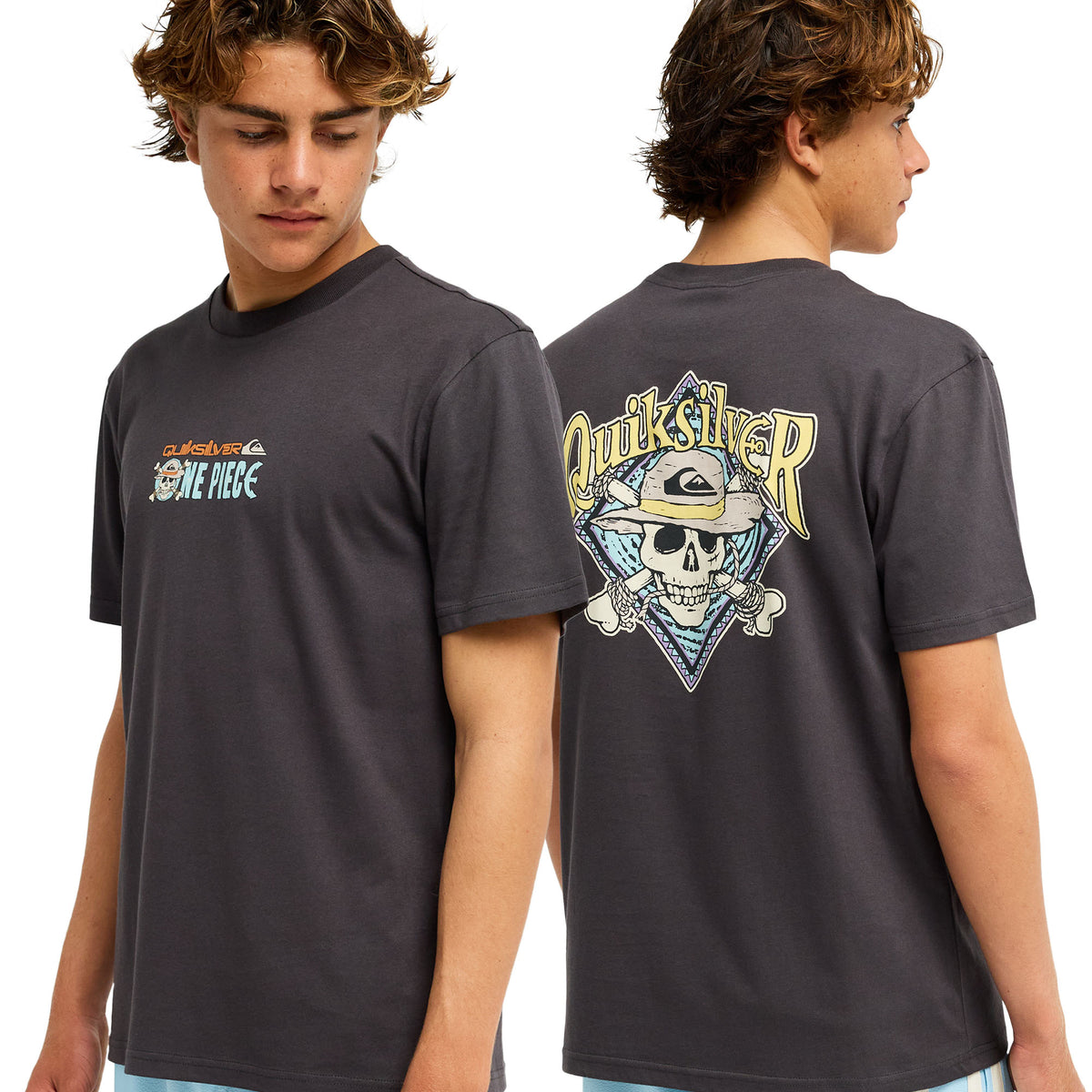 ONE PIECE X QUIKSILVER】 OPQS PIRATES ISLAND SS メンズ Tシャツ