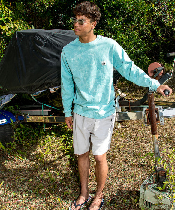 QUIKSILVER メンズ TAXER CORD WS コーデュロイ ウォークショーツ ウエストゴム/ドローコード