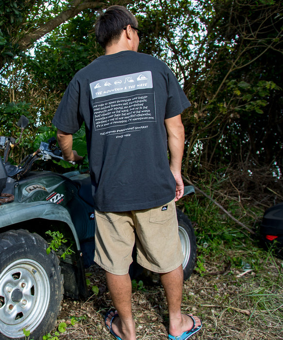 QUIKSILVER メンズ/ユニセックス BW HISTORY FRAME ST 半袖コットンTシャツ レギュラーフィット【2026年春夏モデル】