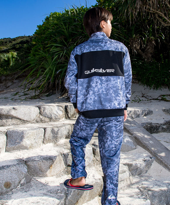 QUIKSILVER ユース QS WARM UP ZIP 26SP YOUTH トラックジャケット ルーズフィット (130-160cm)【2026年春夏モデル】