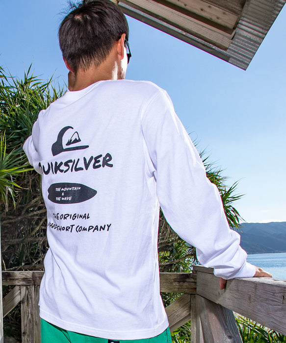 QUIKSILVER メンズ/ユニセックス NEW HD LT 長袖Tシャツ ロンT USコットン レギュラーフィット 【2026年春夏モデル】