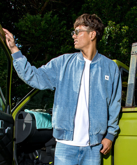 QUIKSILVER メンズ DENIM WASH MA JACKET デニムジャケット ルーズ
