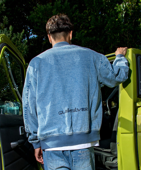 QUIKSILVER メンズ DENIM WASH MA JACKET デニムジャケット ルーズフィット【2026年春夏モデル】